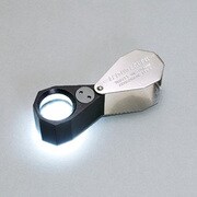 宝飾用ルーペ LED・UVライト付
