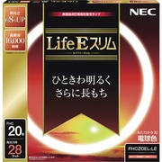 丸形スリム管蛍光灯 Life Eスリム 3波長形電球色 20形(28W) FHC20EL-LE