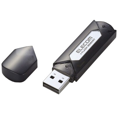 セキュリティソフト搭載USBメモリ 4GB グラファイト MF-AU2A04GGT