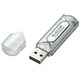 セキュリティソフト搭載USBメモリ 8GB シルバー MF-AU2A08GSV