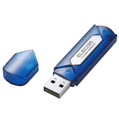 セキュリティソフト搭載USBメモリ 16GB ブルーシルバー MF-AU2A16GBS