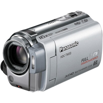 ハイビジョンデジタルビデオカメラ メモリータイプ プラチナシルバー HDC-TM30-S