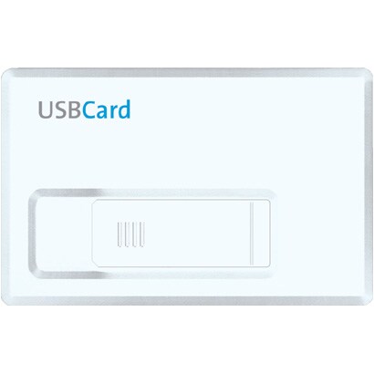 USBフラッシュメモリ USB CARD 4GB ホワイト 32795