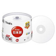データ用 DVD-R 16倍速対応 プリンタブル白 バルクケース 50枚 DR-47WPY50BNT