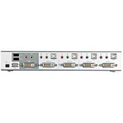 サンワサプライ SW-KVM4HDC（デュアルリンクDVI PC4台切替器) デュアルリンクDVI対応パソコン自動切替器（4：1）｜サンプル