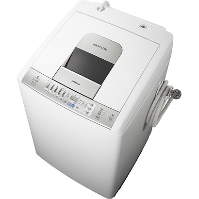洗乾　白い約束　タテ型洗濯乾燥機（8.0kg） シルバー NW-D8KX-S