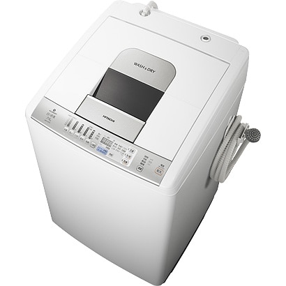 洗乾　白い約束　タテ型洗濯乾燥機（7.0kg） シルバー NW-D7KX-S