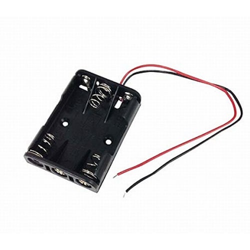 電池ケース 単4×3個用 リード線付 KIT-UM43 電池ケースUM4X3