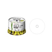 データ用 DVD-R 4.7GB 16倍速対応 ホワイトレーベル インクジェットプリンタ対応 スピンドルケース 50枚 DHR47JDP50H5