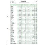 合計残高試算表 A4タテ 500枚 SR9481