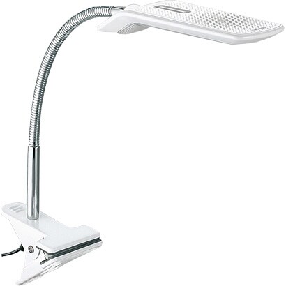 デスクスタンド ホワイト LEDクリップライト LE-H621W