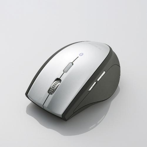 Bluetoothレーザーマウス 5ボタン シルバー M-BT4BLSV