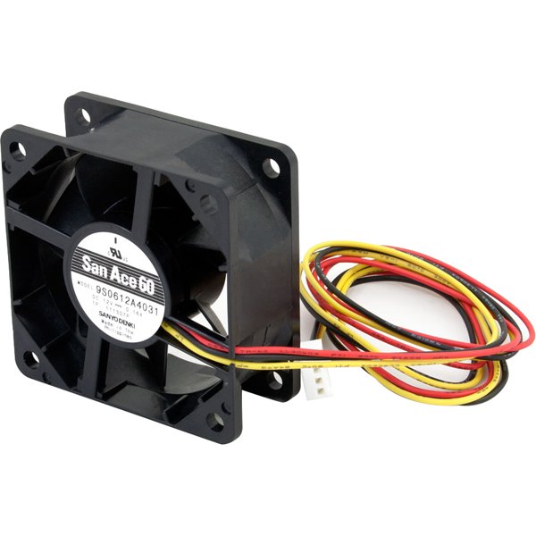 ケースファン 4600RPM 60mm角 25mm厚 リブ無し SF6-S6