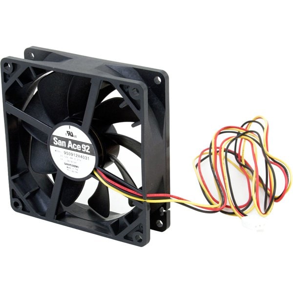 ケースファン 3000RPM 92mm角 25mm厚 リブ無し SF9-S7