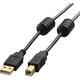 USBケーブル A-Bタイプ フェライトコア付き 3m ブラック U2C-BF30BK