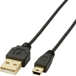 10個セット エレコム USB2.0ケーブル(mini-Bタイプ) U2C-M15BKX10 :auc