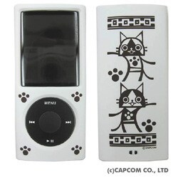 第4世代 iPod nano用 モンスターハンターポリカーボネイト製ケース アイルー MH-03B