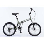 折りたたみ自転車 HUMMER FDB206W-SUS マットグリーン
