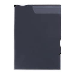 スーパーハードホルダー マチ付 A4 タテ型 黒 758