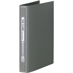 ザ・カード システムカードホルダー 差替式 180ポケット グレー C-180-62