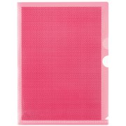 仕切り付ホルダー3ポケット/カモフラージュ H310×W220mmサイズ ピンク89584 FL-131CH-PK