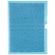 仕切り付ホルダー3ポケット/カモフラージュ H310×W220mmサイズ ブルー89581 FL-131CH-BL