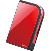 USB接続 外付けポータブルハードディスク 500GB ルビーレッド HD-PX500U2-RD