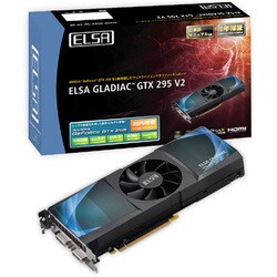 NVIDIA製 GeForce GTX 295×2 1792MB(896MB×2) GDDR3メモリ搭載 PCI-Express 2.0接続 GD295-18GERX2
