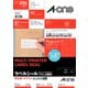マルチプリンタラベル 再生紙タイプ マット紙 四辺余白付 角丸 A4判 27面 100シート 31342