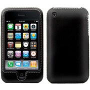 TUN-PH-000013 [iPhone 3GS/3G用 レザーケース ブラック LEATHERSHELL]