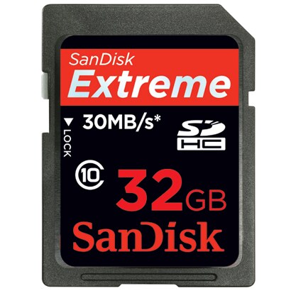 SDHCカード CLASS10 32GB Extreme(エクストリーム) SDSDX3-032G-J31A