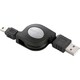 GP-CR08BK [ゲーム用充電・転送USB2.0ケーブル 巻取りタイプ ブラック 0.8m]