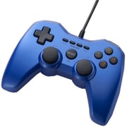 12ボタン PS3/PC両対応 USBゲームパッド ブルー JC-U3112FBU