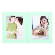 ミントグリーン 写真台紙アレンジュ 2Lサイズ 2L角/2L角 ミントグリーン
