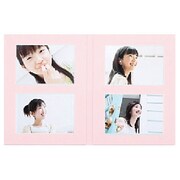 写真台紙アレンジュ L-2/L-2 ピーチピンク