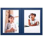 写真台紙アレンジュ A4角/角 インディゴブルー