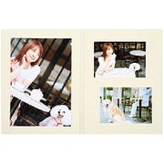 写真台紙 A4 2L-2 サンドホワイト アレンジュ