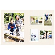 写真台紙アレンジュ A4/縦横L-4 サンドホワイト