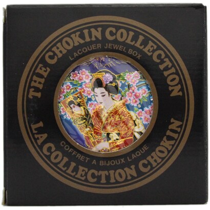 M81 [彫金宝石箱 Chokin Jewelry box 桜羽子板]