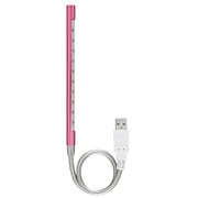 USB接続 アルミボディ フレキシブルアーム採用10LEDライト ピンク GH-LED10FLP