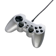 有線ゲームパッド 12ボタン デジタル/アナログ対応 シルバー BSGP1203SV