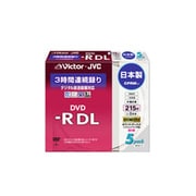 録画用DVD-R 215分 2-8倍速 CPRM対応 5枚 インクジェットプリンター対応 VD-R215CW5