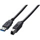 USB3.0ケーブル A to Bタイプ 1m BSUAB310BK