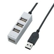 USBハブ 4ポート バスパワー専用 0.3m シルバー U2H-TZ403BSV