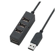 USBハブ 4ポート セルフパワー/バスパワー両用 1.0m ブラック U2H-TZ410SBK