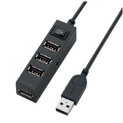 ヨドバシ.com - エレコム ELECOM U2H-TZ420SBK [USBハブ 4ポート