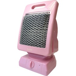 電気ストーブ リフレクトヒーター エコロミー ピンク EC-400P