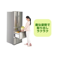 ヨドバシ.com - 東芝 TOSHIBA 冷蔵庫（425L・フレンチドア） シルキーステンレス プラチナ潤い鮮蔵庫 野菜収納名人  GR-B43F-XT 通販【全品無料配達】