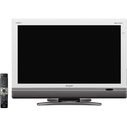 AQUOS（アクオス）32V型 ブルーレイ内蔵 地上・BS・110度CSデジタルハイビジョン液晶テレビ ホワイト系 LC-32DX2W