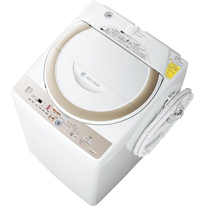 タテ型洗濯乾燥機（7.0kg） ゴールド系 ES-TG73-N